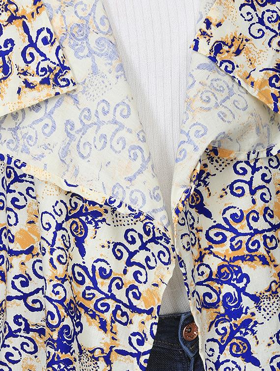 block print asymmetric shrug - 15950837 - Zoom Image - 4