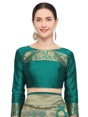 self design kanjivaram saree with blouse - 15951846 - Standard Image - 3