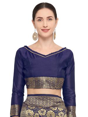 self design kanjivaram saree with blouse - 15951849 - Standard Image - 3