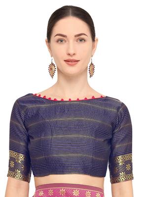self design kanjivaram saree with blouse - 15951854 - Standard Image - 3