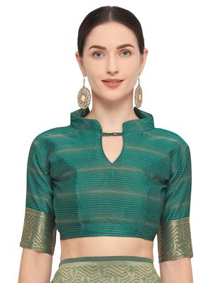 self design kanjivaram saree with blouse - 15951855 - Standard Image - 3