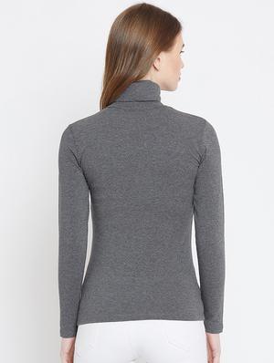 turtle neck long sleeved top - 15952176 - Standard Image - 3