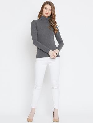 turtle neck long sleeved top - 15952176 - Standard Image - 4