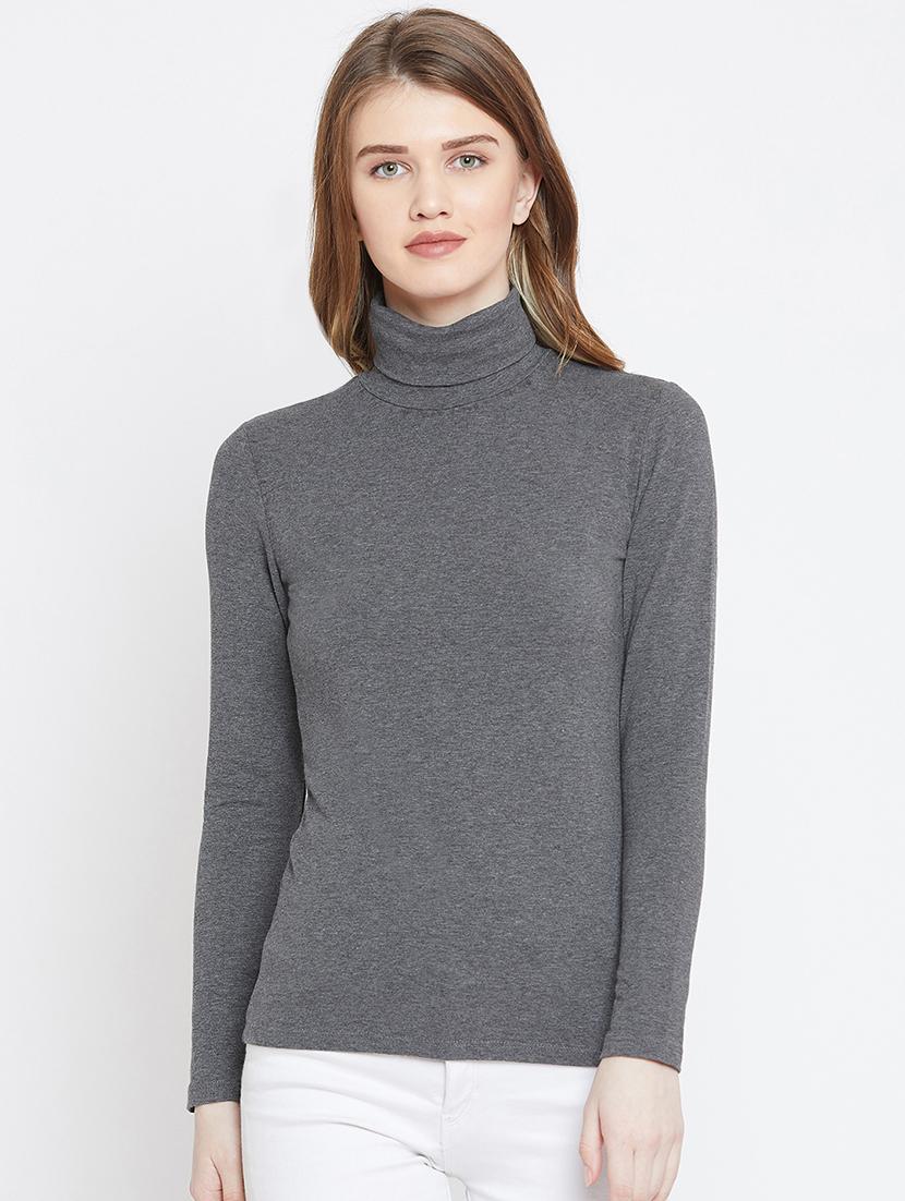 turtle neck long sleeved top - 15952176 - Zoom Image - 1