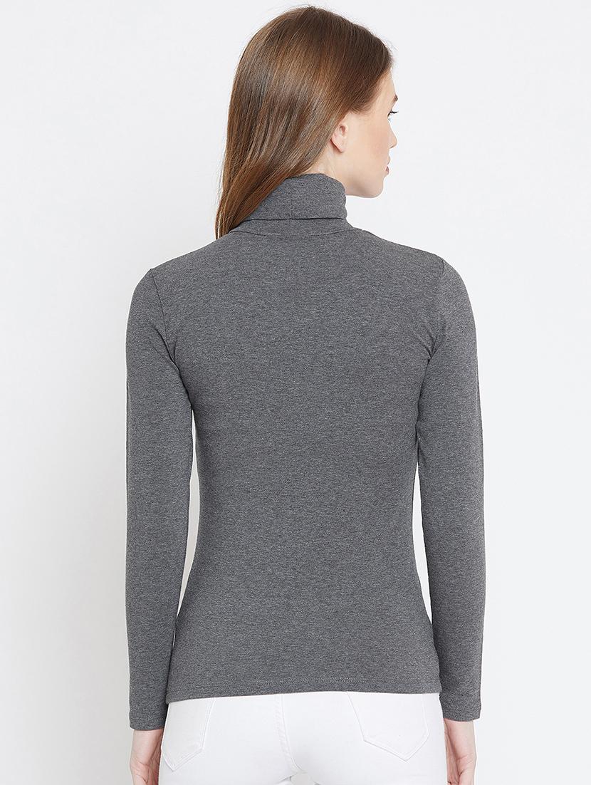 turtle neck long sleeved top - 15952176 - Zoom Image - 3