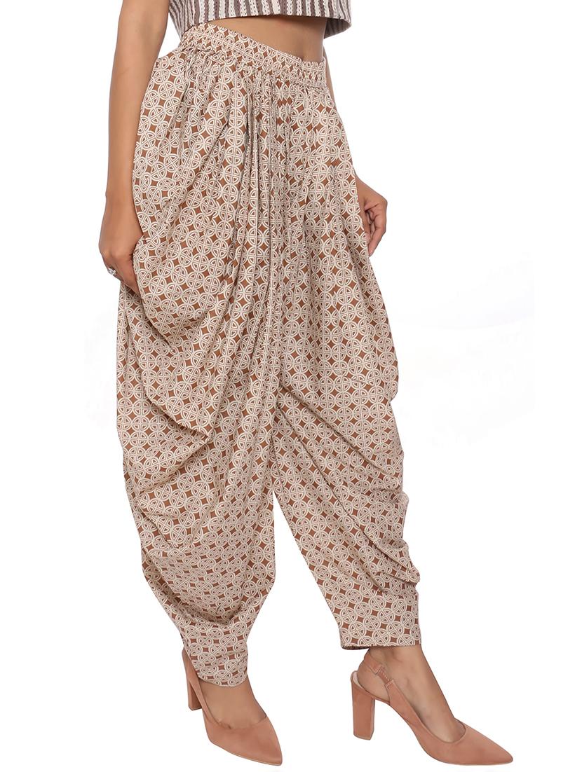 printed dhoti salwar - 15952561 - Zoom Image - 2