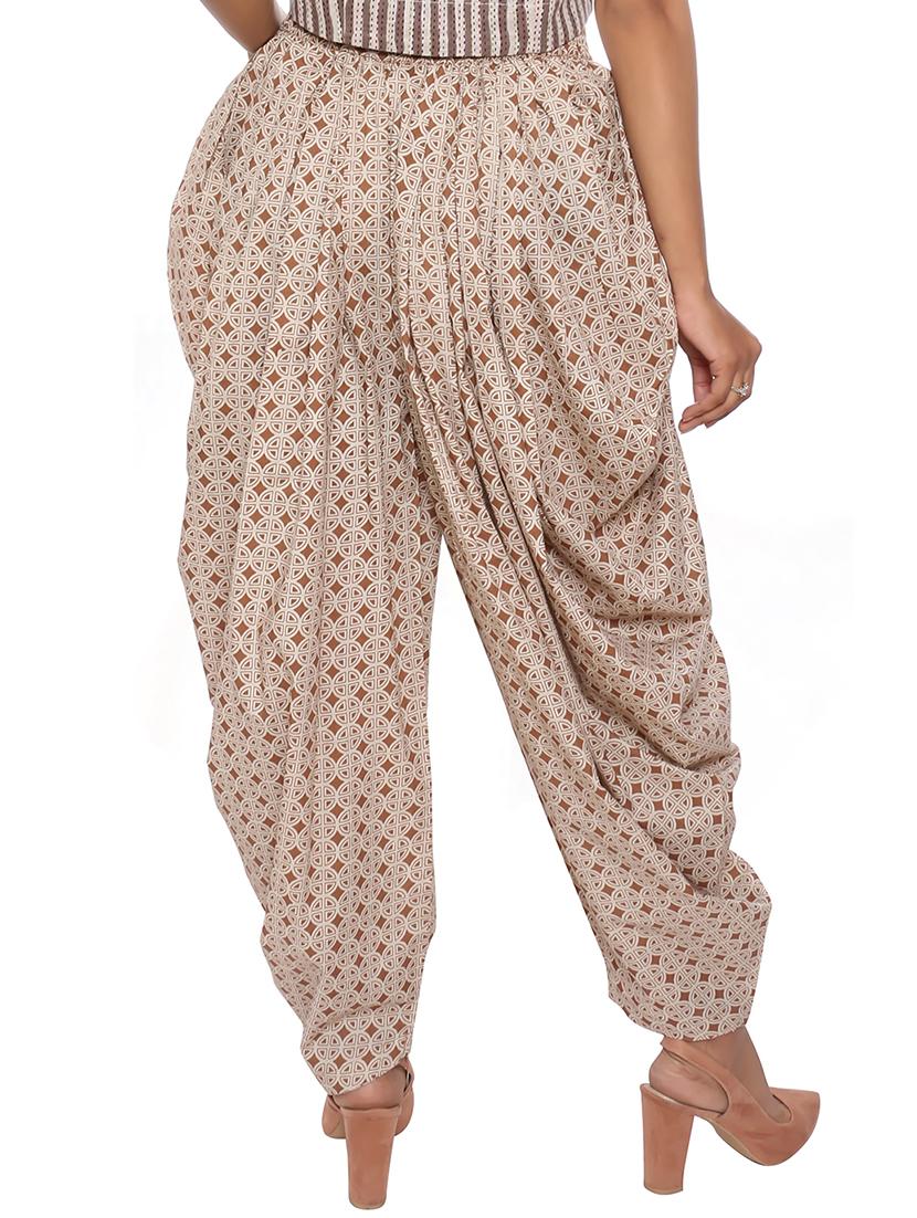 printed dhoti salwar - 15952561 - Zoom Image - 3