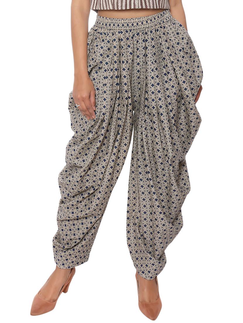 printed dhoti salwar - 15952563 - Zoom Image - 1