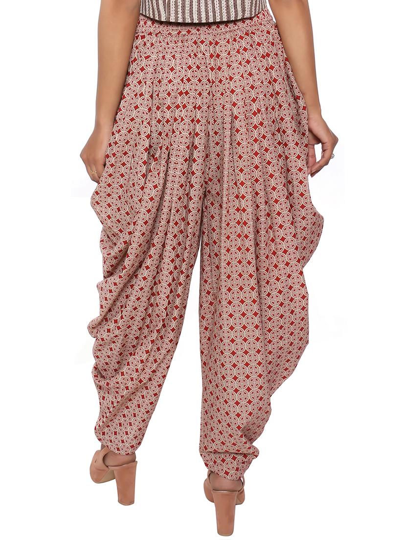printed dhoti salwar - 15952564 - Zoom Image - 3