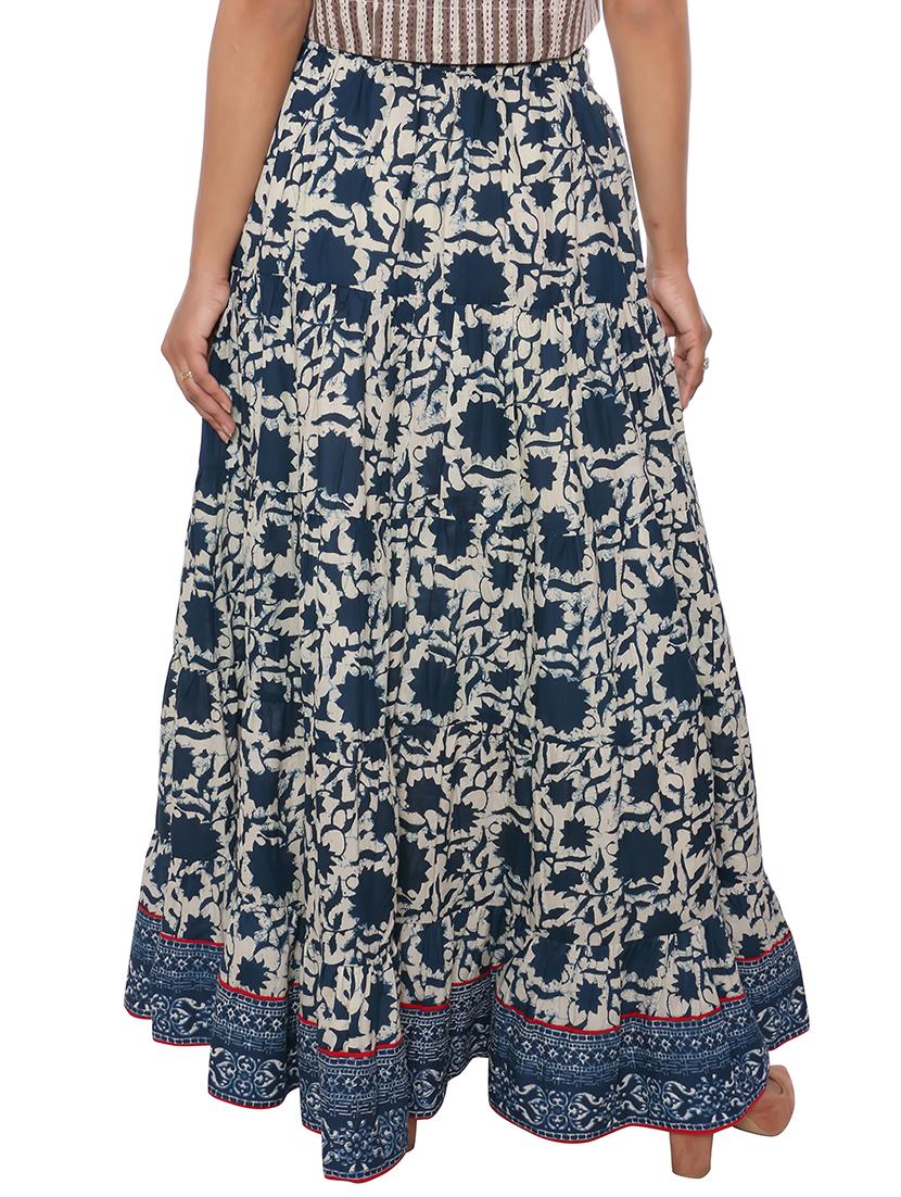 drawstring waist flared skirt - 15952568 - Zoom Image - 3