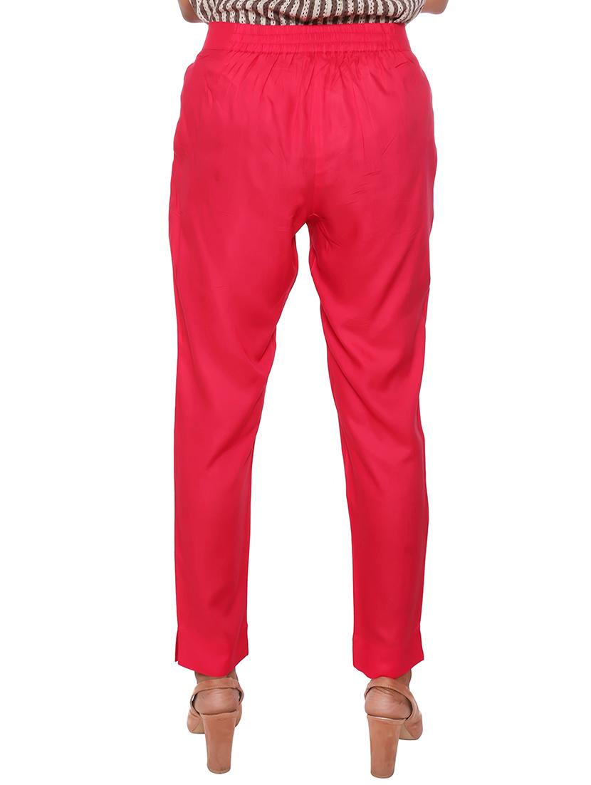 elasticated waist flat front trouser - 15952575 - Zoom Image - 3