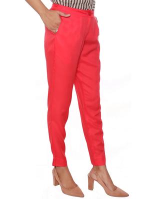 elasticated waist flat front trouser - 15952579 - Standard Image - 2