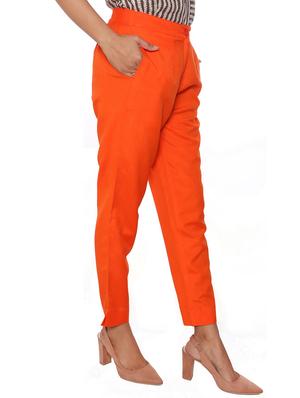 elasticated waist flat front trouser - 15952580 - Standard Image - 2