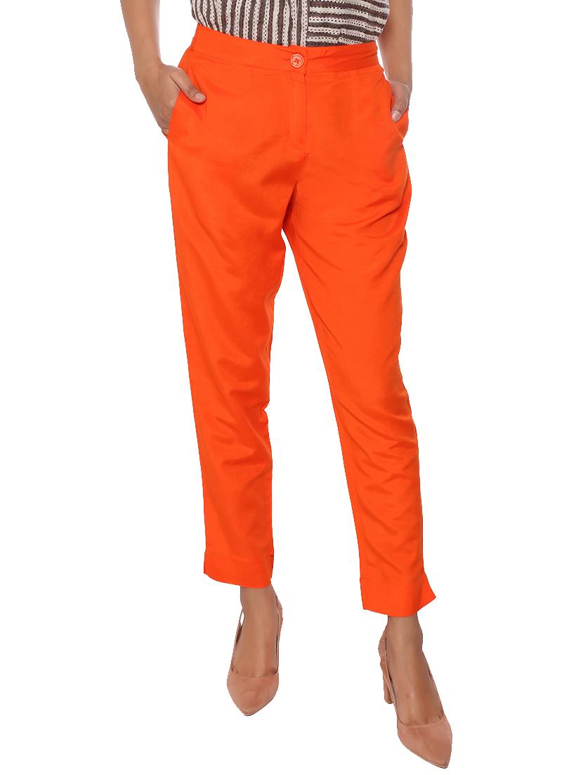 elasticated waist flat front trouser - 15952580 - Zoom Image - 1