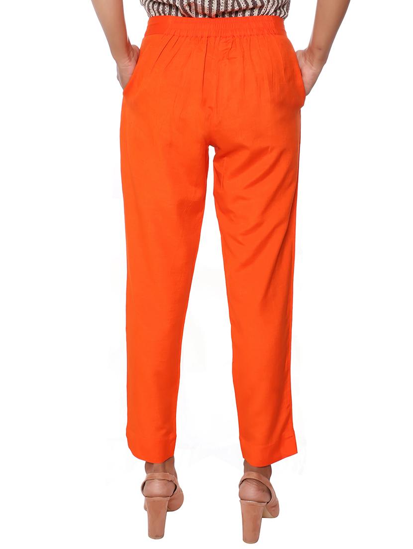 elasticated waist flat front trouser - 15952580 - Zoom Image - 3