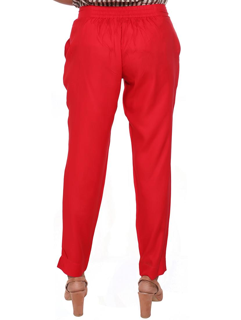 elasticated waist flat front trouser - 15952581 - Zoom Image - 3