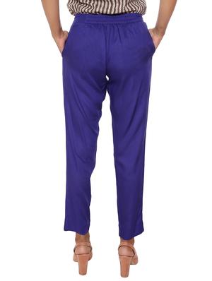 elasticated waist flat front trouser - 15952582 - Standard Image - 3