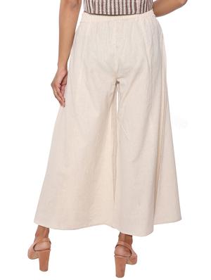 drawstring waist flared palazzo - 15952588 - Standard Image - 3
