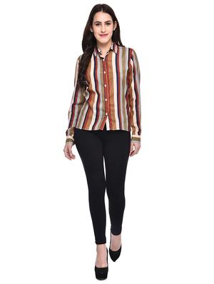 long sleeved striped shirt - 15953094 - Standard Image - 4