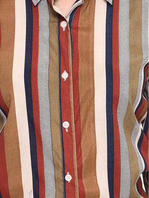 long sleeved striped shirt - 15953094 - Standard Image - 5