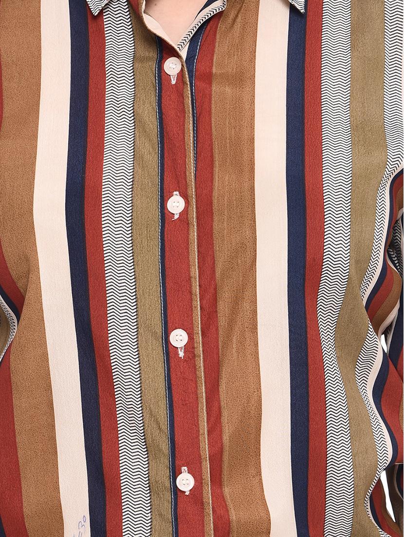 long sleeved striped shirt - 15953094 - Zoom Image - 5