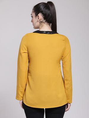 button up high low top - 15953245 - Standard Image - 3