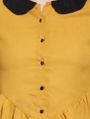 button up high low top - 15953245 - Standard Image - 5