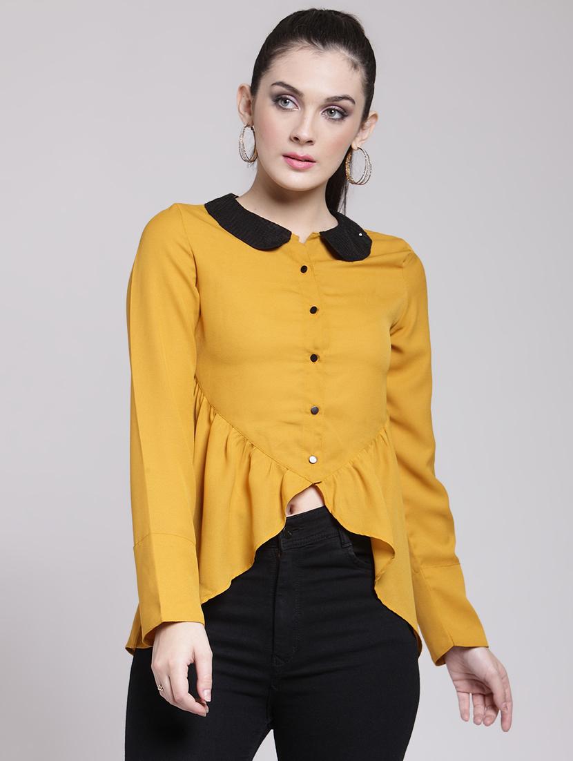 button up high low top - 15953245 - Zoom Image - 1