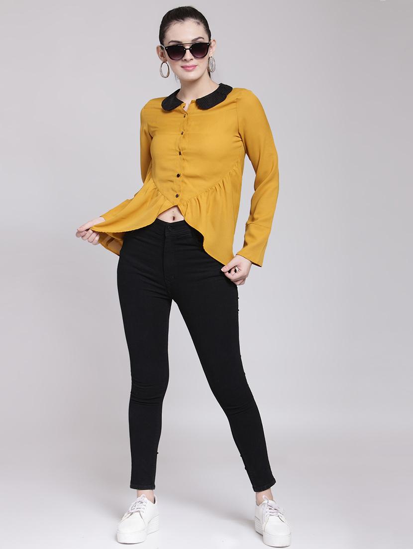 button up high low top - 15953245 - Zoom Image - 4
