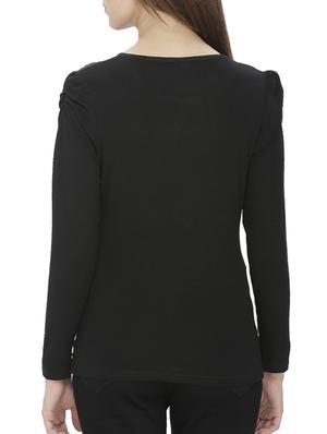 embellished mesh yoke top - 15953638 - Standard Image - 3