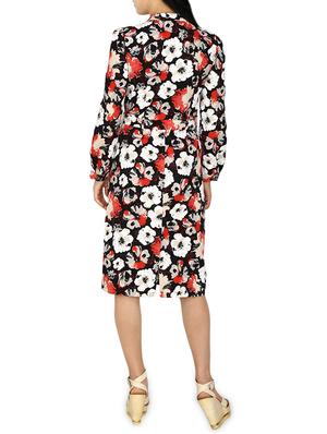 button detail floral sheath dress - 15953643 - Standard Image - 3