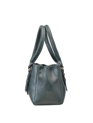 green leatherette (pu) regular handbag - 15953712 - Standard Image - 4