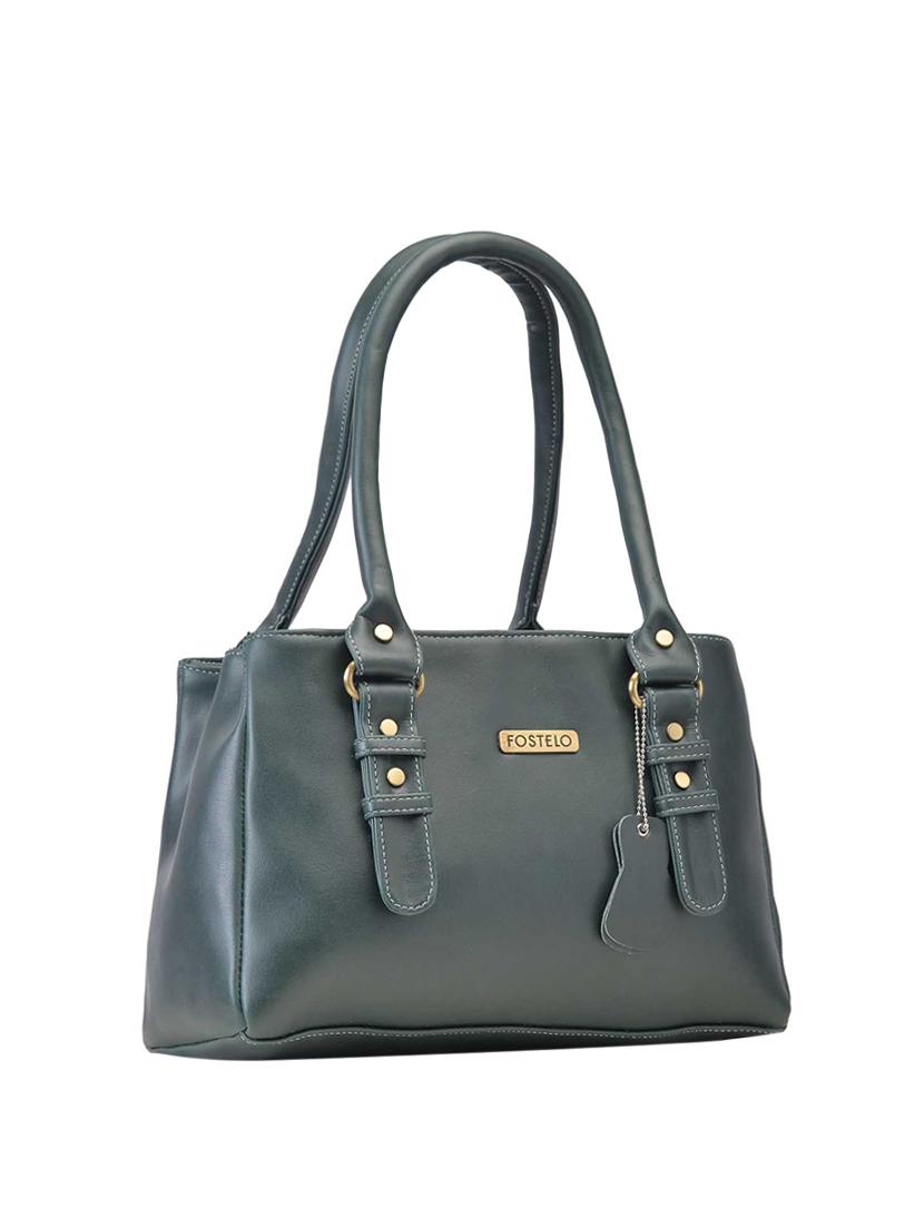 green leatherette (pu) regular handbag - 15953712 - Zoom Image - 1
