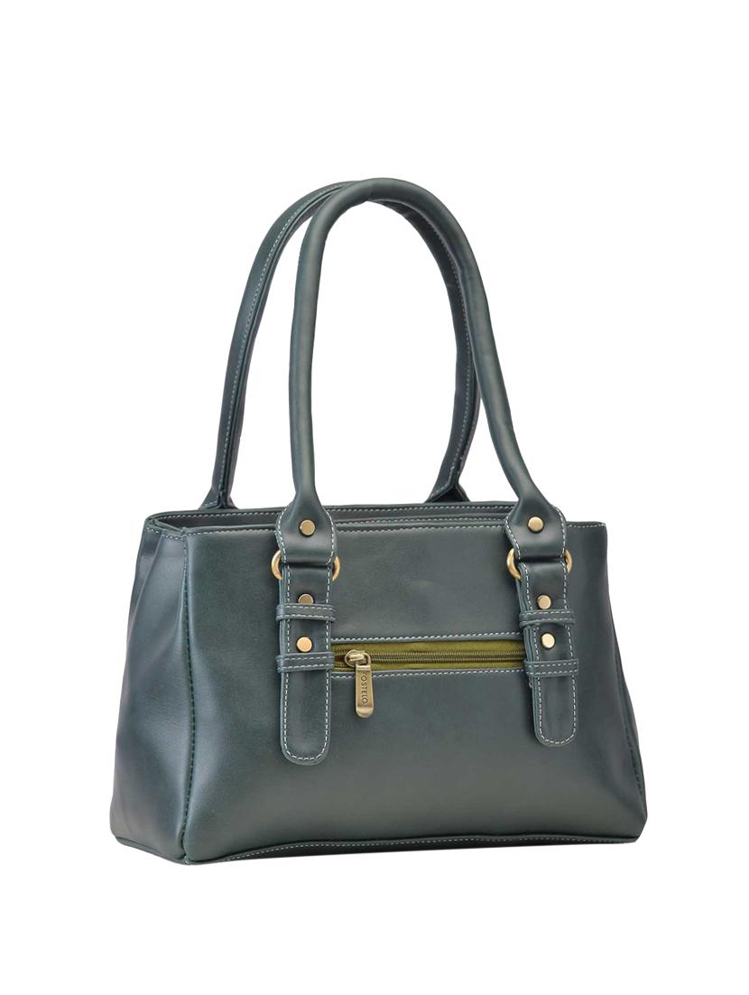 green leatherette (pu) regular handbag - 15953712 - Zoom Image - 2