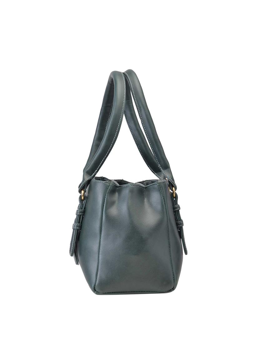 green leatherette (pu) regular handbag - 15953712 - Zoom Image - 4