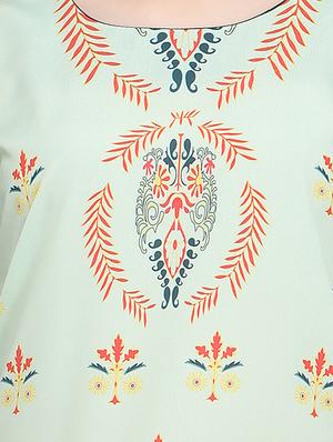 printed straight kurta - 15954079 - Standard Image - 4