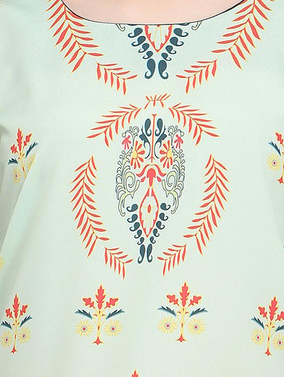 printed straight kurta - 15954079 - Zoom Image - 4