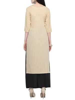 printed straight kurta - 15954085 - Standard Image - 3