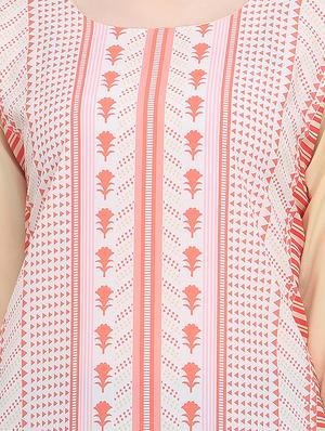 printed straight kurta - 15954085 - Standard Image - 4
