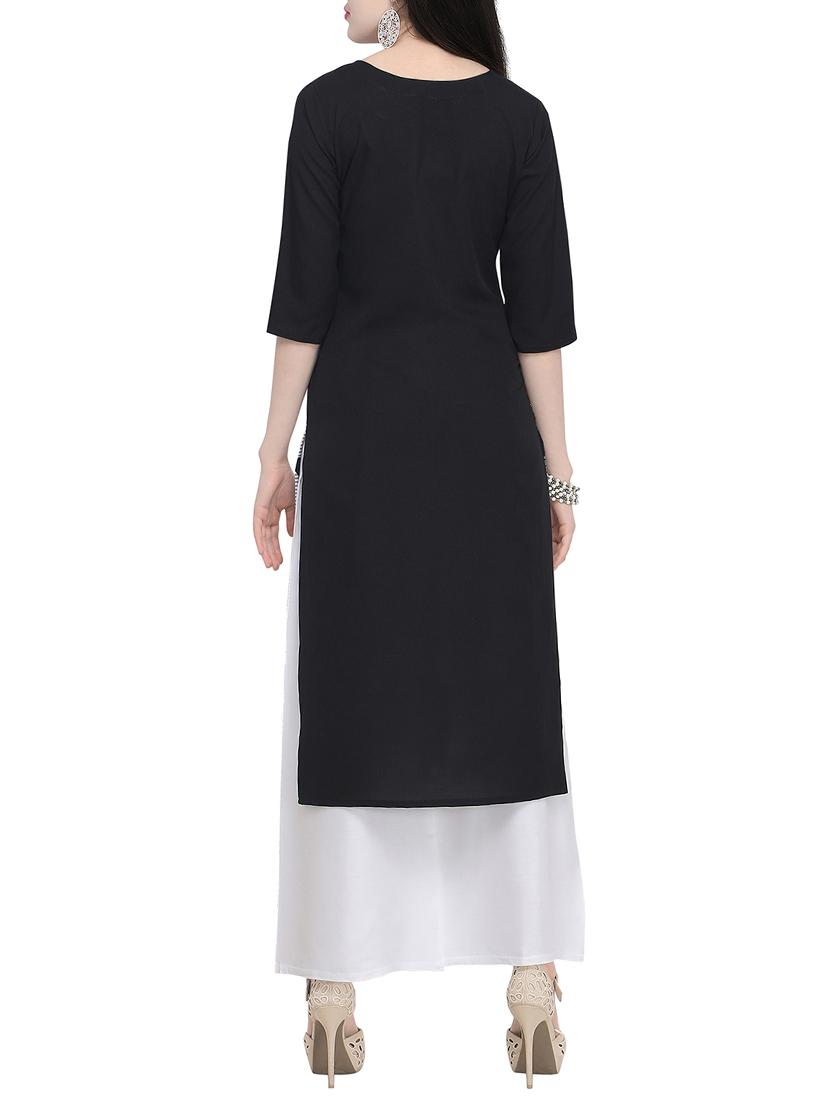 printed straight kurta - 15954090 - Zoom Image - 3