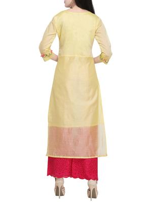 embroidered straight kurta - 15954093 - Standard Image - 3