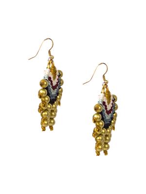 multi colored drop earring - 15954418 - Standard Image - 3