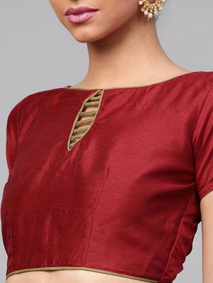 ikat printed saree with blouse - 15954568 - Standard Image - 3