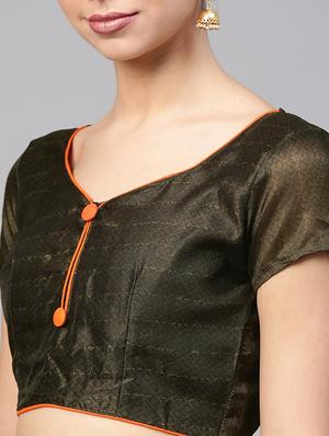 warlia printed saree with blouse - 15954572 - Standard Image - 3