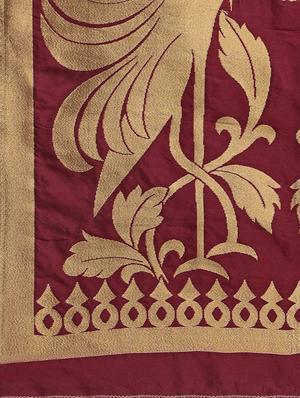 self-design banarasi dupatta - 15954747 - Standard Image - 3