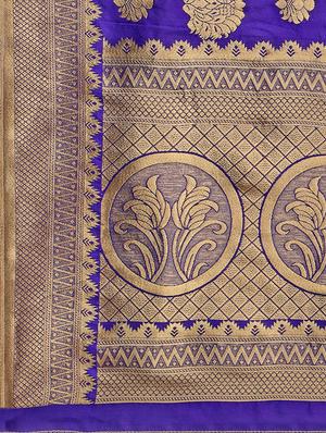 self-design banarasi dupatta - 15954751 - Standard Image - 3