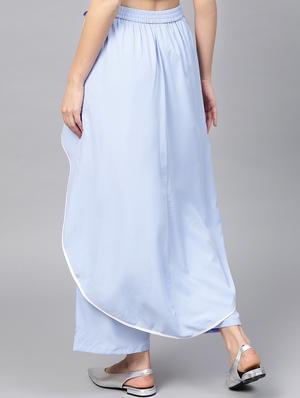 piping detail overlay trouser - 15955063 - Standard Image - 3