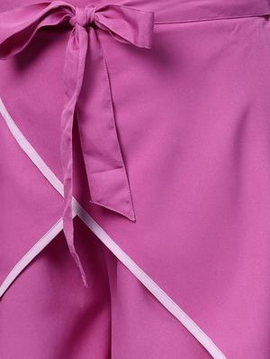 piping detail overlay trouser - 15955064 - Standard Image - 5