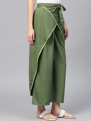 piping detail overlay trouser - 15955065 - Standard Image - 2