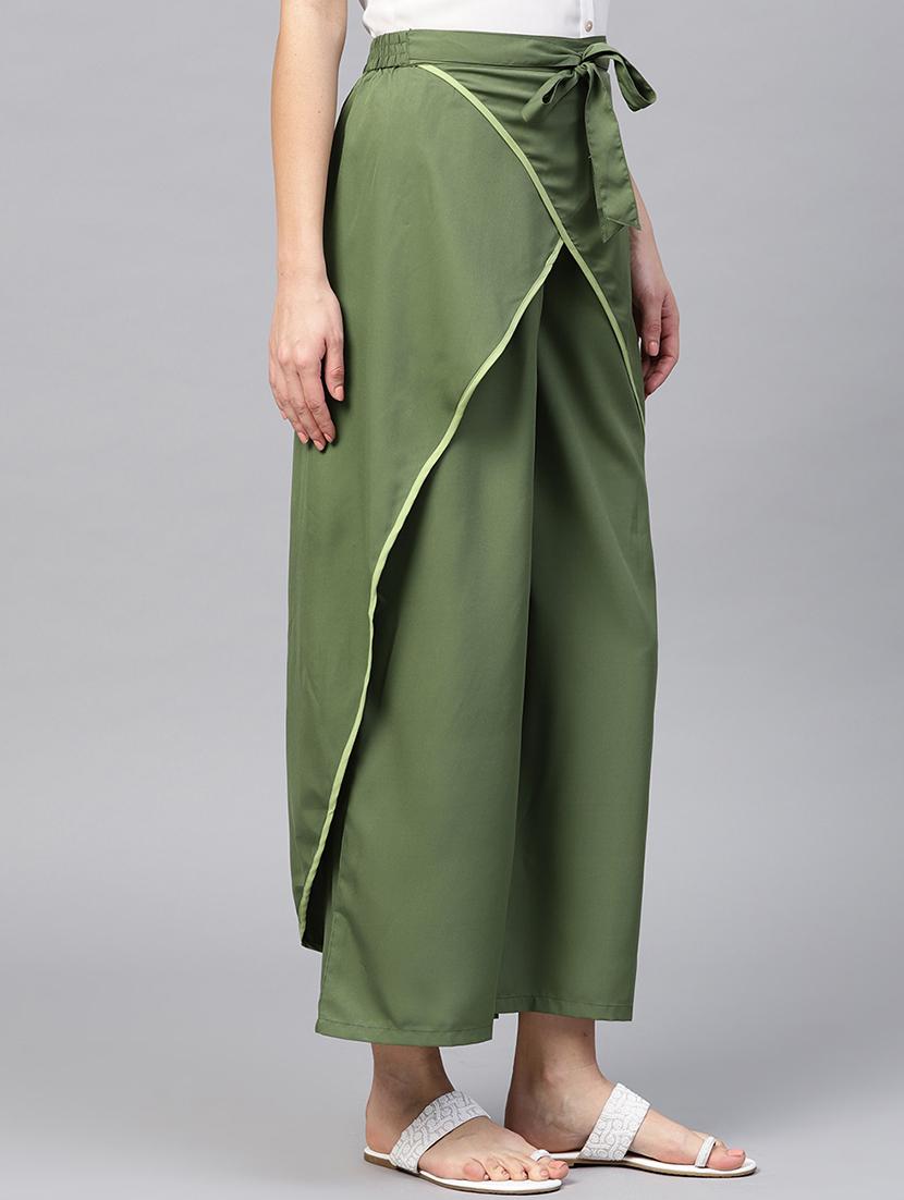 piping detail overlay trouser - 15955065 - Zoom Image - 2